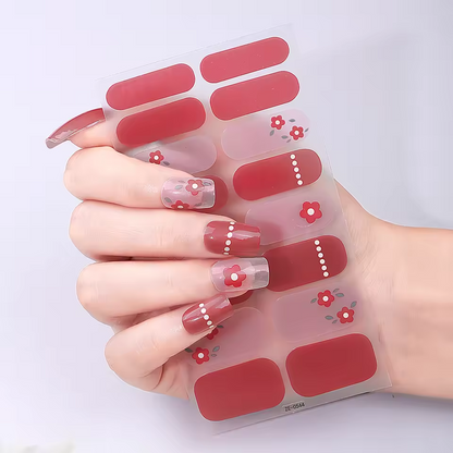 Flowers Nail Strips